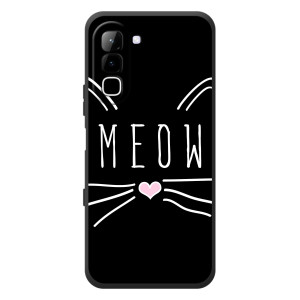 Бампер з зображенням Котиків для Інфінікс Хот 70 – КОТИК MEOW