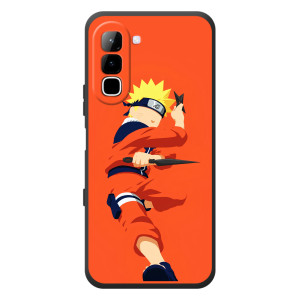 Чохли з принтом НАРУТО на Infinix Hot 70 (Силует Наруто)