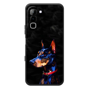 Бампер для Infinix Hot 70 з картинкою "Песики" (Собака Мопсік)