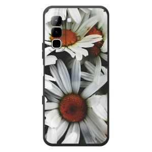 Чохол з ромашками на Infinix Hot 70