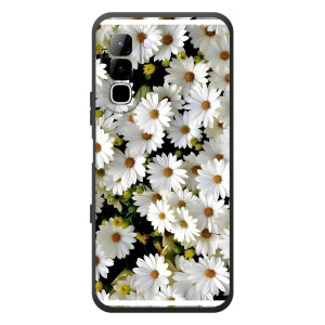 Чохол з ромашками на Infinix Hot 70 – Рамка в ромашках