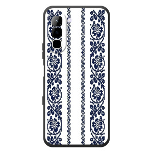 Силіконовый Чохол на Infinix Hot 70 з картинкой Вишиванки (Синя вишиванка)