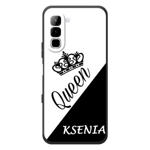 Именные  Женские Чехлы для Infinix Hot 70 (KSENIA)