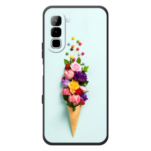 Чохли з тематикою "КВІТИ" на Infinix Hot 70 (Квітка-морозиво)