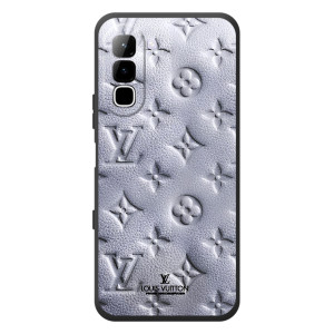 Текстурний Чохол Louis Vuitton для Інфінікс Хот 70 – Білий ЛВ