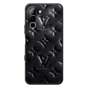 Текстурний Чохол Louis Vuitton для Інфінікс Хот 70 – Чорний ЛВ