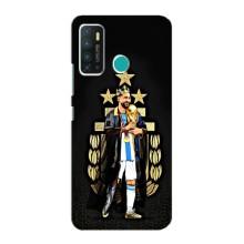 Чехлы для Infinix Hot 9 / Hot 9 Pro (Leo чемпион) (AlphaPrint) (Месси Король)