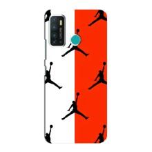 Чехлы для Infinix Hot 9 / Hot 9 Pro - с картинкой JORDAN (AlphaPrint) (Лого Джордан)