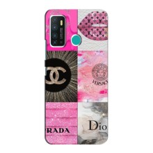 Чохол (Dior, Prada, YSL, Chanel) для Infinix Hot 9 / Hot 9 Pro (Модніца)