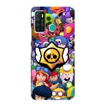Чехол для Infinix Hot 9 / Hot 9 Pro Бравл Старс (VPrint)