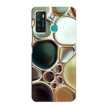 Мраморный чехол на Infinix Hot 9 / Hot 9 Pro (VPrint) (Радужный Мрамор)