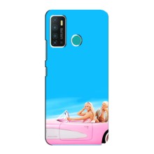 Силіконовый Чохол Барбі фільм на Infinix Hot 9 / Hot 9 Pro (Барбі і Кен)