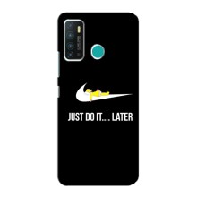 Силиконовый Чехол на Infinix Hot 9 / Hot 9 Pro с картинкой Nike (Later)