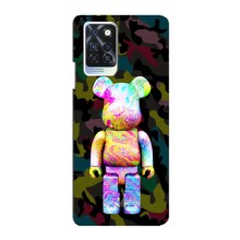 Чехлы для Infinix Note 10 Pro - Bearbrick Louis Vuitton (PREMIUMPrint) (Яркий Bearbrick)