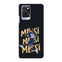 Чохли для Infinix Note 10 Pro (Leo чемпіон) (AlphaPrint) (Messi ПСЖ)