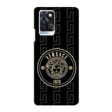 Чехлы VERSACE для Инфиникс Ноут 10 Про (PREMIUMPrint) (Лого Версаче)