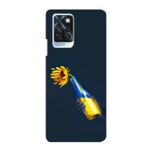 Чехол для Патриота Украины Infinix Note 10 Pro - (AlphaPrint) (Коктейль молотова)