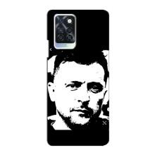 Чехол для Infinix Note 10 Pro (AlphaPrint - с принтом Зеленского)