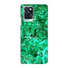 Мраморний чехол на Infinix Note 10 Pro (VPrint) (Салатовий Мрамор)