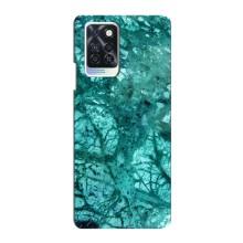 Мраморний чехол на Infinix Note 10 Pro (VPrint) (Зелений мрамор)