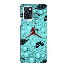 Силиконовый Чехол Nike Air Jordan на Инфиникс Нот 10 про (Джордан Найк)