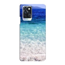 Силиконовый чехол с КАРТИНКАМИ лето для Infinix Note 10 Pro (AlphaPrint) (Море)