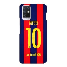 Чехлы Месси для Infinix Note 10 (AlphaPrint) (Messi Barca 10)