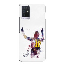 Чехлы Месси для Infinix Note 10 (AlphaPrint) (Messi Barca)