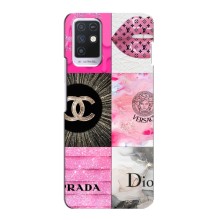 Чохол (Dior, Prada, YSL, Chanel) для Infinix Note 10 (Модніца)