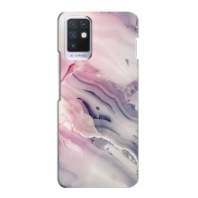 Мраморный чехол на Infinix Note 10 (VPrint) (Пурпурный Мрамор)
