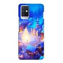 Рождественские Чехлы для Infinix Note 10 (VPrint) (Рождественский город)