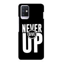 Силиконовый Чехол на Infinix Note 10 с картинкой Nike (Never Give UP)