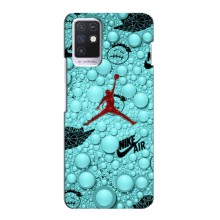 Силиконовый Чехол Nike Air Jordan на Инфиникс Нот 10 – Джордан Найк