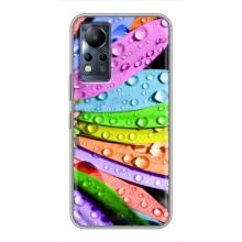 Чехлы (ART) Цветы на Infinix Note 11 Pro (VPrint) (Семицветик)