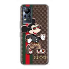 Чехлы ГУЧЧИ для Инфиникс Ноут 11 Про (AlphaPrint) (Маус Гуччи)