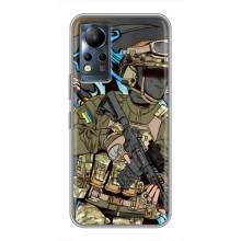 Чехлы с картинкой ЗСУ для Infinix Note 11 Pro (AlphaPrint) (Воин ВСУ)