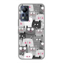 Чехлы с Котиками для Infinix Note 11 Pro (VPrint) (Рисованные котики)