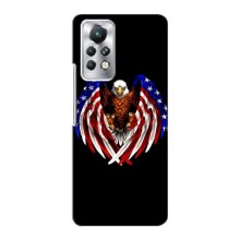 Чохол Прапор USA для Infinix Note 11 Pro (Крила США)