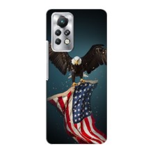 Чохол Прапор USA для Infinix Note 11 Pro (Орел і прапор)