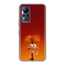 Чехол Головоломка для Infinix Note 11 Pro - (AlphaPrint) – Тревожность