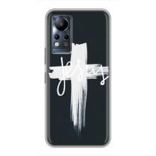 Чехол для Infinix Note 11 Pro (AlphaPrint) - (Христианские) (Иисус)