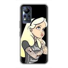 Чехол с печатью для Infinix Note 11 Pro - (Мода) (AlphaPrint) (Девочка в тату)