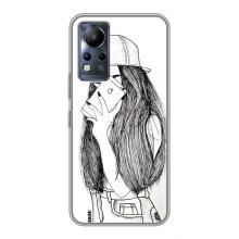 Чехол с печатью для Infinix Note 11 Pro - (Мода) (AlphaPrint) (Фото девочки)