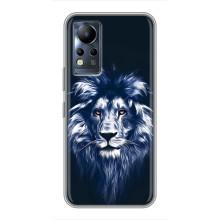 Чехол со Львом для Infinix Note 11 Pro (VPrint) (Синий Лев)