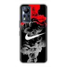 Силиконовый Чехол на Infinix Note 11 Pro с картинкой Nike (Nike дым)