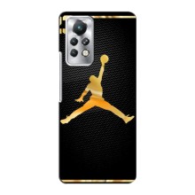 Силиконовый Чехол Nike Air Jordan на Инфиникс Нот 11 Про (Джордан 23)