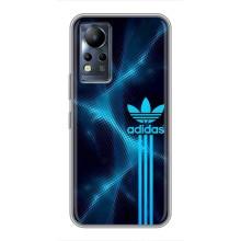 Чехлы Адидас для Infinix Note 11 (AlphaPrint) (Синий Адидас)