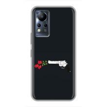 Чехлы (ART) Цветы на Infinix Note 11 (VPrint) (Неочікувані квіти)
