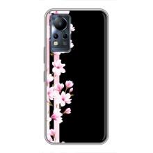 Чохол для Інфінікс Нот 11 - з принтом (Дизайнерські) (AlphaPrint) (Квіточки)