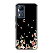 Чохол для Інфінікс Нот 11 - з принтом (Дизайнерські) (AlphaPrint) (Маленькі квіти)
